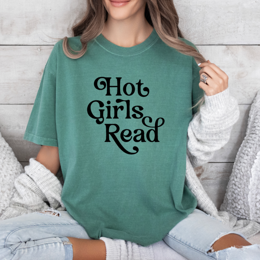 Hot Girls Read - Full Color Heat Transfer