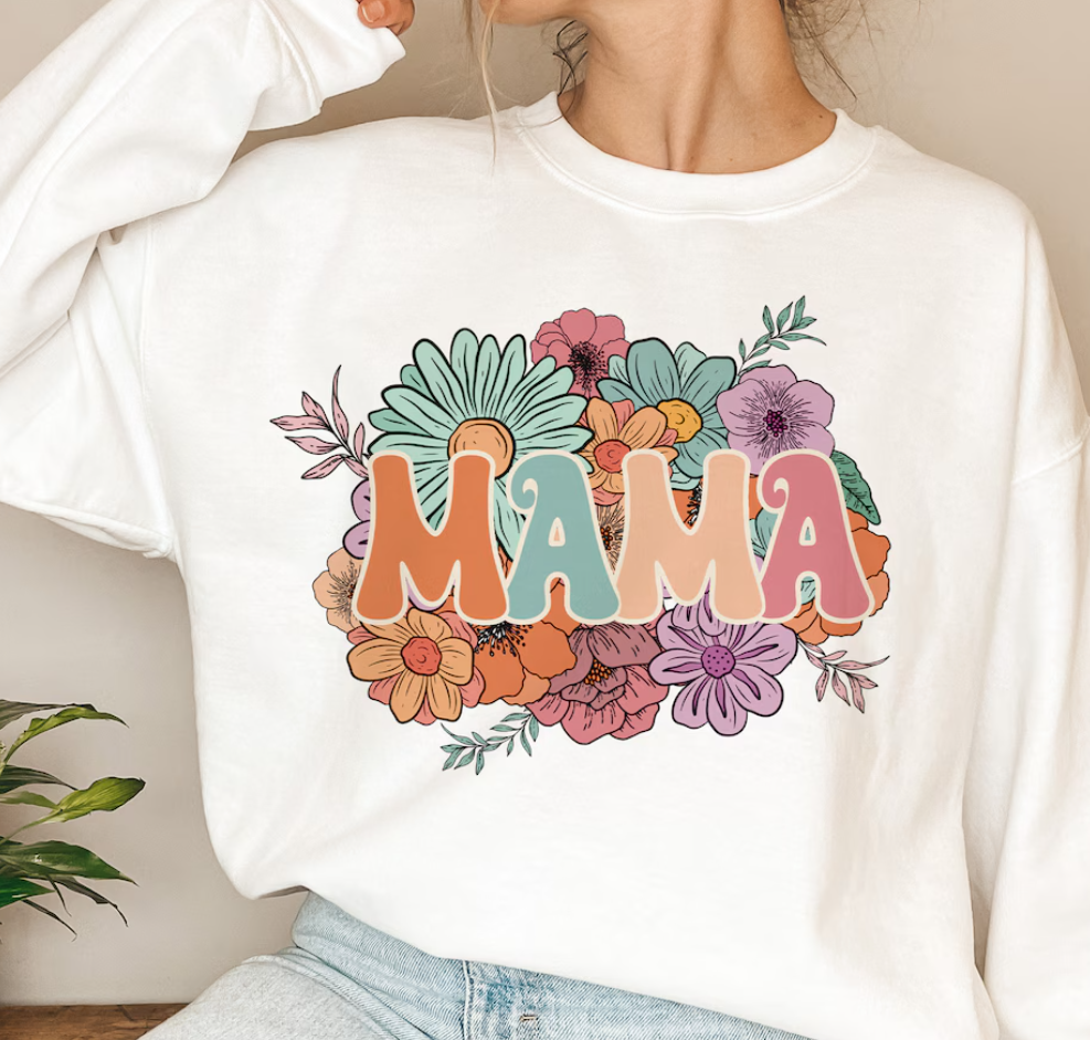Mama Floral- DTF Transfer