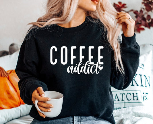 Coffee Addict - Screen Print Transfer