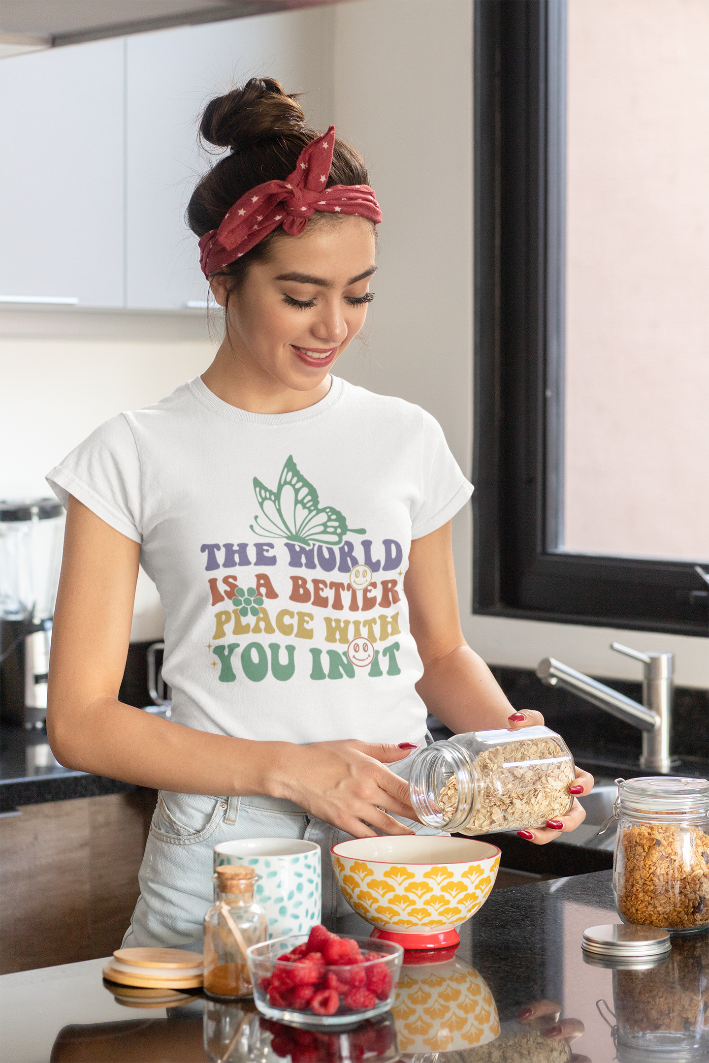 The World is a Better Place- Full Color Heat Transfer